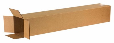 6640 Tall Corrugated Cardboard Box 6'' L x 6'' W x 40'' H, Kraft, for Shipping, ...