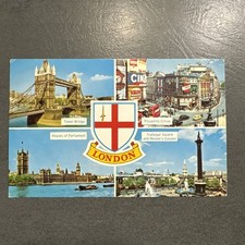 Postkarte London Tower Bridge Piccadilly Circ...