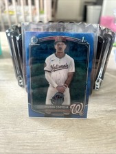 Brayan Cortesia 2025 Bowman Chrome Sapphire 1st Prospects #BCP-211 QTY Nationals