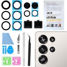 ASDAWN Galaxy S25 Ultra Back Camera Lens Glass Replacement 2 Pack 6.9"