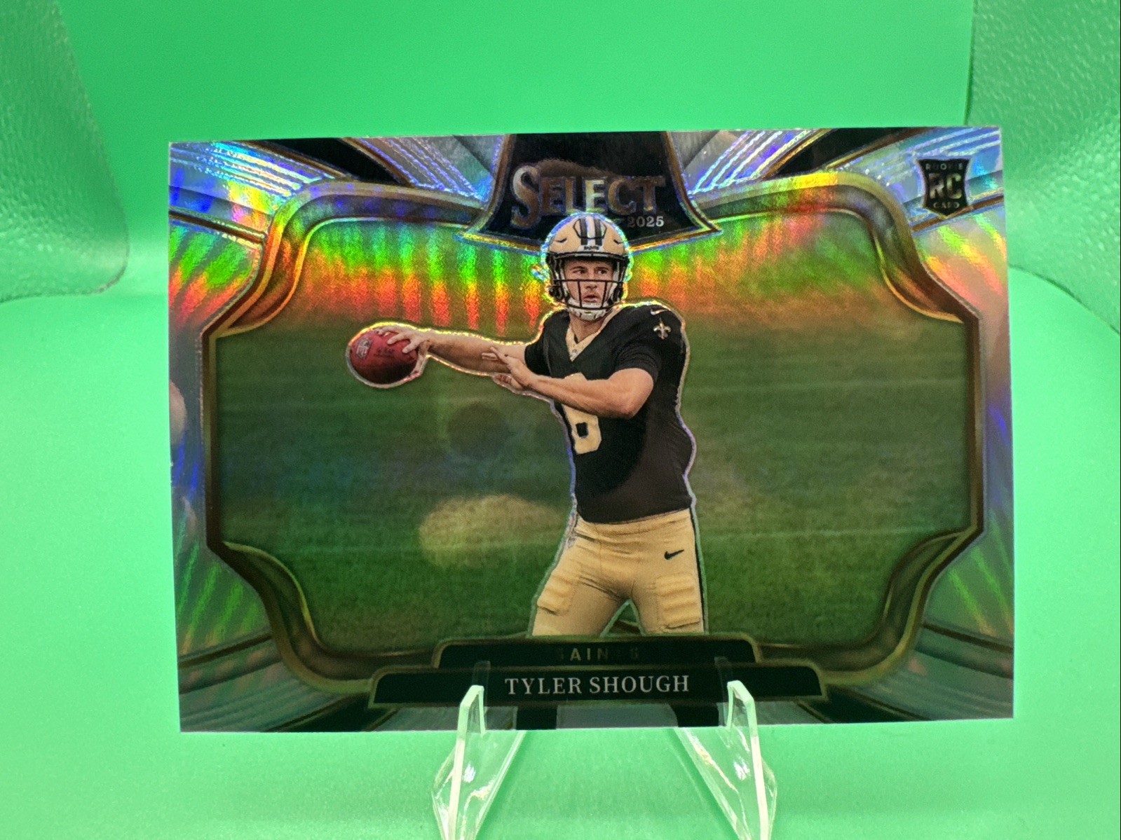 2025 Select Tyler Shough Field Level Silver Prizm Rookie RC Saints #441