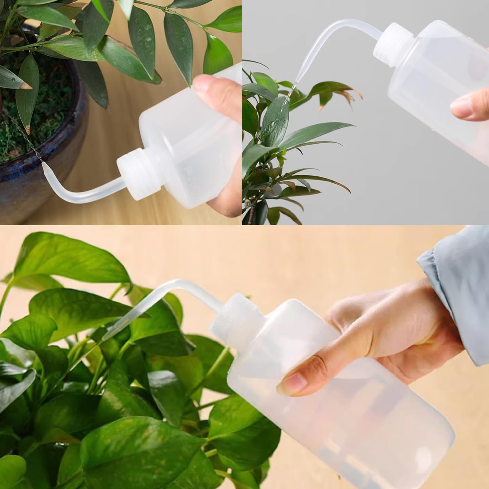 DTDNZKN 2 Pack 8oz 250ml Wash Bottles with Narrow Mouth and Labels - Ideal