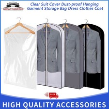 Clear Dustproof Hanging Garment Bags Clothes Storage Protector for Dress Coat
