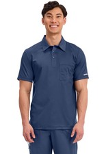 Scrubs Men's Cherokee Workwear Revolution WW615 Polo Shirt Navy NAV XS-5XL