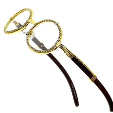 Street Sunglases Icedout Shades Hip Hop Gangs Style Diamond Buffs Gold Lentes