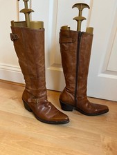 Brown leather, Spanish hand made boots, suitable for winer, spring or Autumn