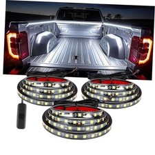 3Pcs 60 Inch Truck Bed Lights, 6000K White Waterproof LED Truck Bed Lights
