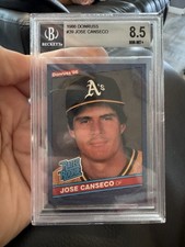 1986 Donruss - Rated Rookie Jose Canseco #39 (RC)
