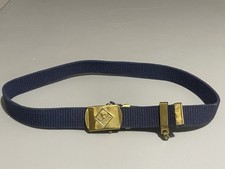 Vintage Cub Scout BSA BELT BUCKLE BLUE SOLID BRASS