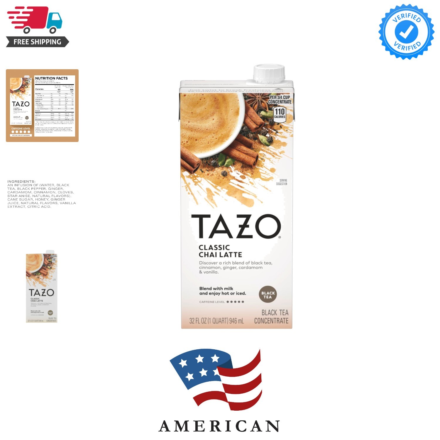 Concentrate, Easy-to-serve Caffeinated Cha...