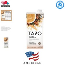TAZO Classic Chai Latte, Black Tea Concentrate, Easy-to-Serve Caffeinated Cha...