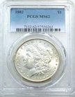 1882 P Morgan Silver Dollar PCGS MS62 Frosty Just Graded Brand New Holder #N180G