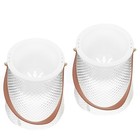  2 Pcs Aesthetic Vase Vases for Decor Home Irregular Shaped Flower