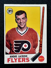 ANDRE LACROIX (WITH STAMP ON THE BACK) 1969-70 O-PEE-CHEE NHL #98 VGEX+    77470