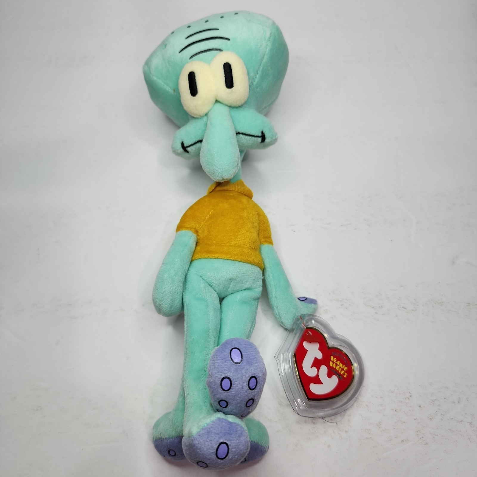 2004 TY Beanie Babies Spongebob Squarepants 10" Squidward Tentacles Plush w/ Tag