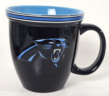 Carolina Panthers 2016 NFL Football Double Ceramic Laser Logo Team Coffee Mug