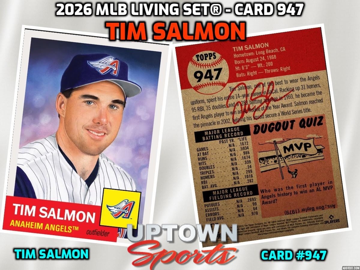 Tim Salmon - 2026 MLB Living Set® - Card 947 - Presale