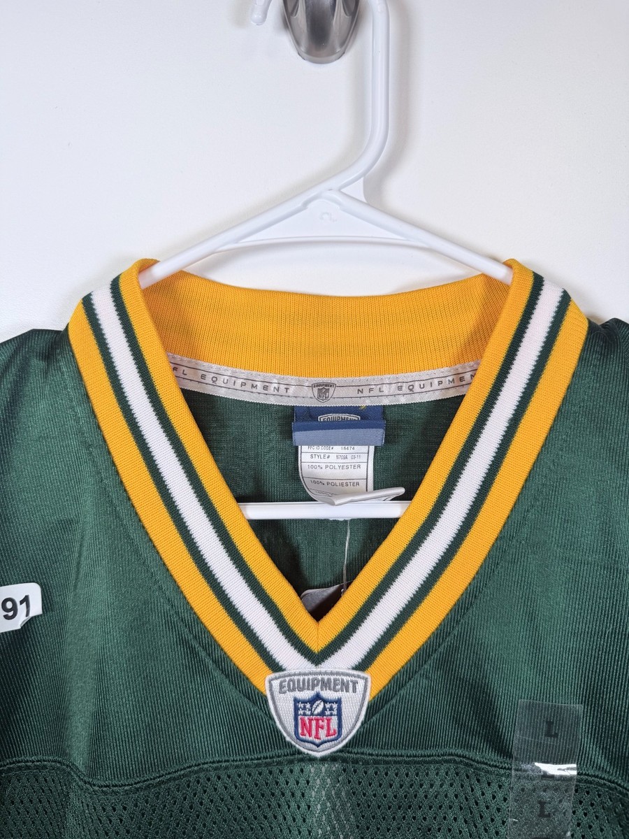 BNWT Reebok Mens Green Bay Packers Nick Collins #36 Jersey Size