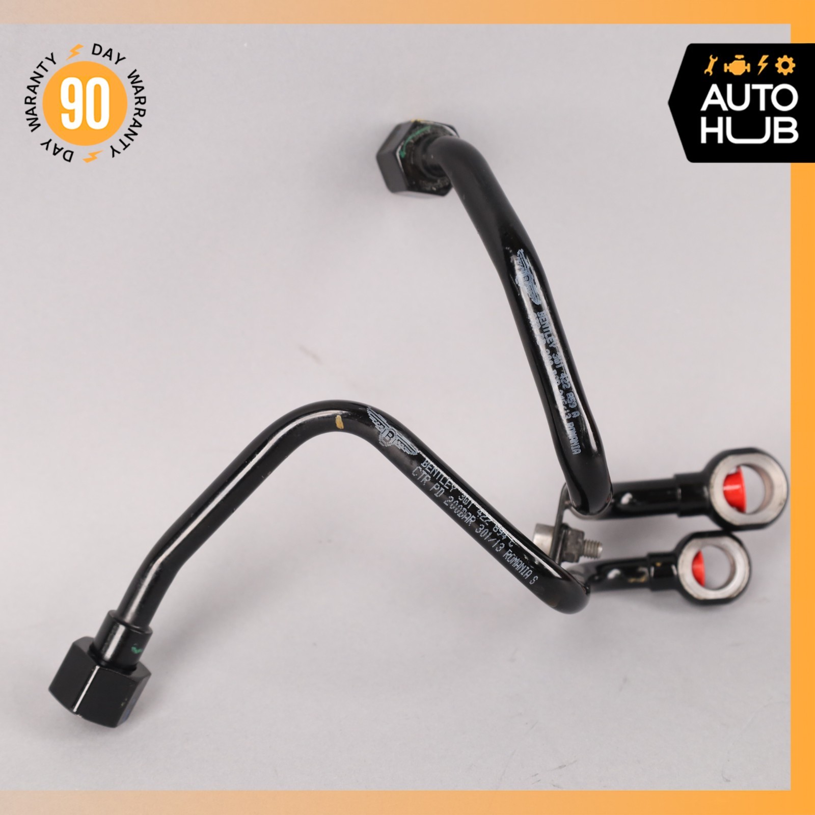 03-18 Bentley Continental GTC Speed High Pressure Power Steering Hose Set OEM