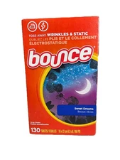 (1) Bounce Sweet Dreams Dryer Sheets  130 Sheets