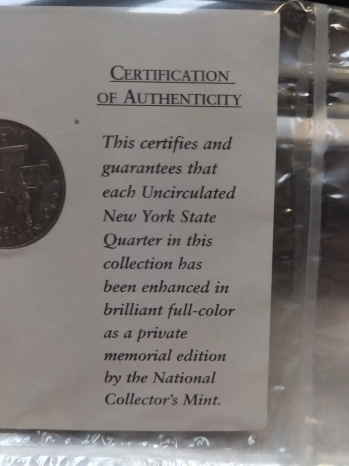 Quarters Statehood*2001 5th*Anniversary 9/11*Twin- Towers Quarter Set - Image 4 of 4