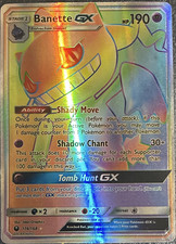 Pokemon Company Banette GX 174/168 Celestial Storm Rainbow Rare Full Art Holo on eBay