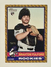 2025 Topps Heritage High Number Braxton Fulford RC Color of the Year /76
