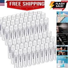 Mini Spray Bottle, 60PCS 2ml Mini Clear Plastic Spray Bottle Empty, Fine Mist...