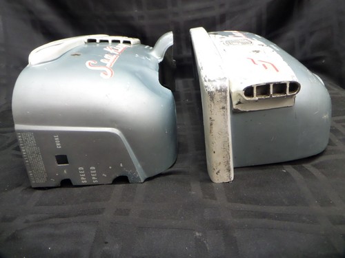 1956 GALE SEA KING GG9002B 5HP LOWER COWLING 552714 552715 COVER OUTBOARD MOTOR - Foto 9 di 15