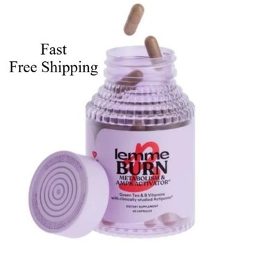 Lemme Burn Fat Burning Metabolism Support Tablets 60ct  - 1/2/3 Bottles