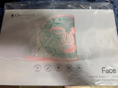 omnilux contour face led light therapy mask