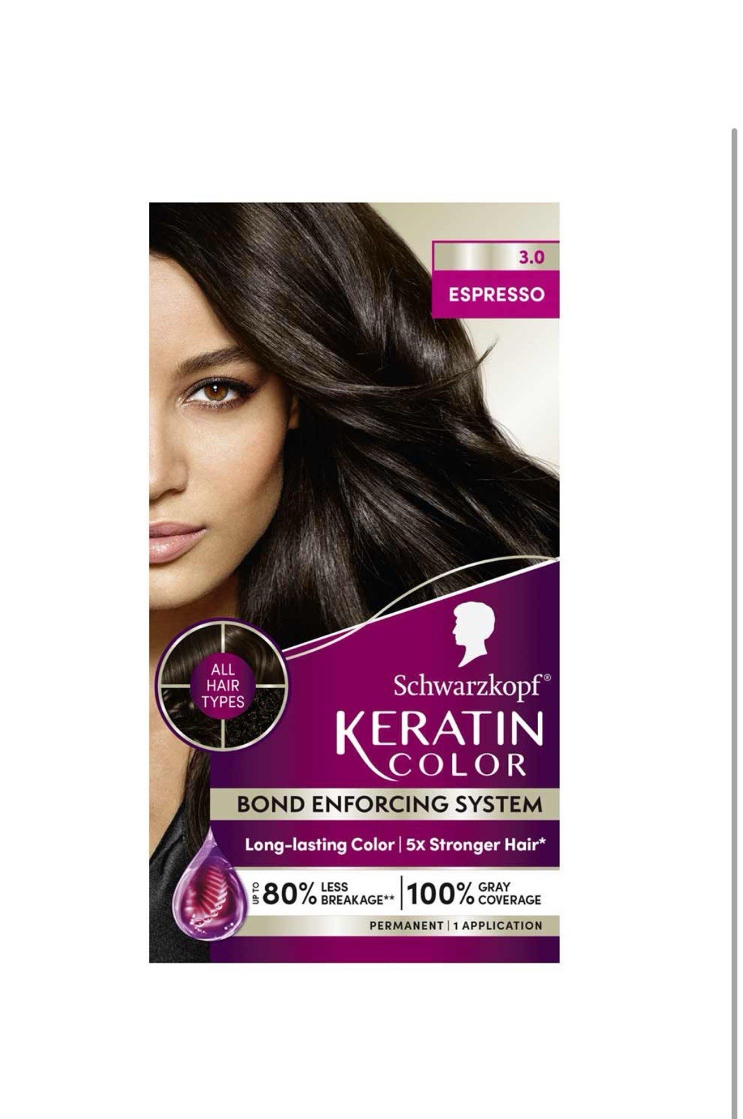 Permanent Hair Color Cream Espresso Dye