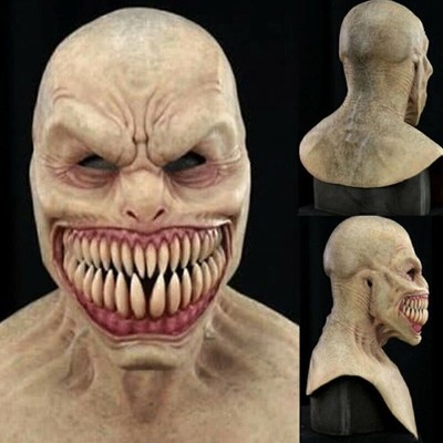 Stalker Terror Halloween Monster Maske Classic Latex Kopfbedeckung Scary Mask ·