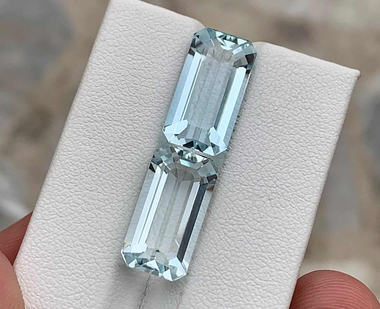 15.50 Carat Natural Pear Aquamarine loose gemstone from Afghanistan
