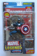 ULTIMATE CAPTAIN AMERICA TOY BIZ MARVEL LEGENDS SERIES 8 VIII 6 FIGURE 2004 NEW
