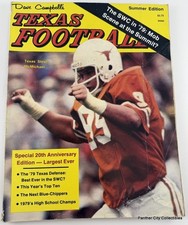 1979 Dave Campbell's Texas Football Magazine University of Texas Longhorns
