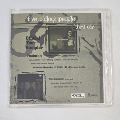 Five OClock People Third Day CD Official Tour Sampler Vintage 1999 Promo