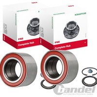 2X Fag RADLAGER-SATZ Vorne Hinten Passend FÜR Kia Sephia Shuma Mazda 323 626
