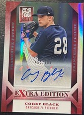 2013 Panini Elite Extra Edition COREY BLACK RC #69 🔥 Cubs 🔥 Autograph /700