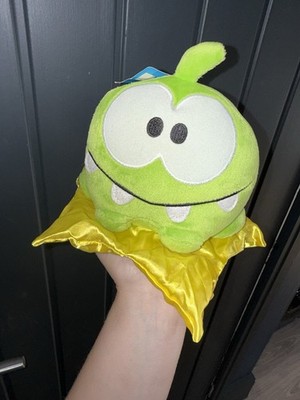 Cut The Rope Om Nom Noomie grünes Monster Plüschtier Stofftier Figur Wendestern