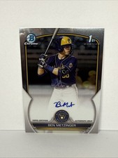 Ben Metzinger Bowman Chrome 2023 Auto