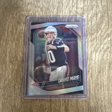 2025 Panini Prizm Drake Maye Silver Prizm #165 - New England Patriots