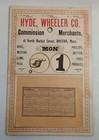 Antique 1912 Advertising Calendar Hyde Wheeler Co Commission Merchants Boston — photo 5