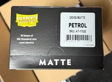 Dragon Shield Matte Petrol 10 PACK DISPLAY BOX Standard Size Sleeves 100ct