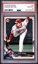 2018 Bowman - Shohei Ohtani #49 (RC) - PSA 10