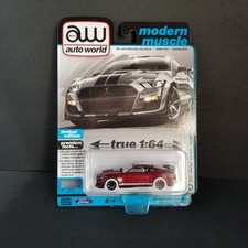 Auto World ULTRA RED CHASE 2021 Shelby GT-500 Carbon Fiber Track Pack w/case