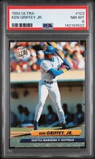 1992 Fleer Ultra - Ken Griffey Jr #123 PSA 8