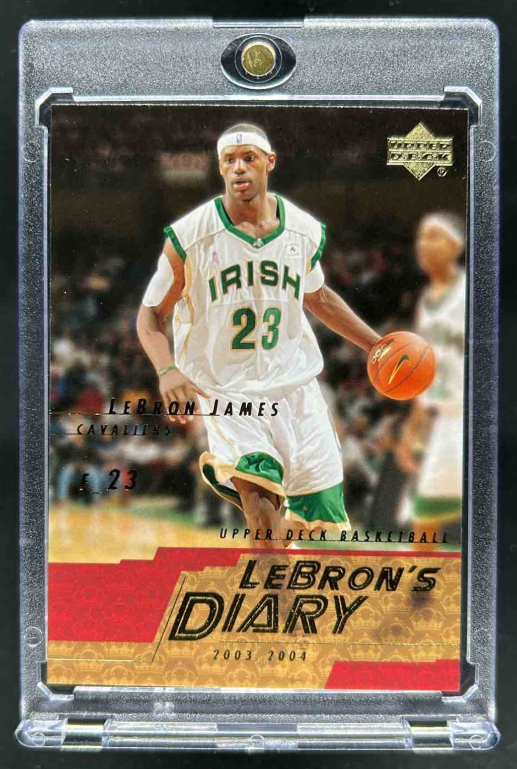 2003-04 Upper Deck LeBron James LeBron's Diary Rookie RC #LJ1 Cavaliers