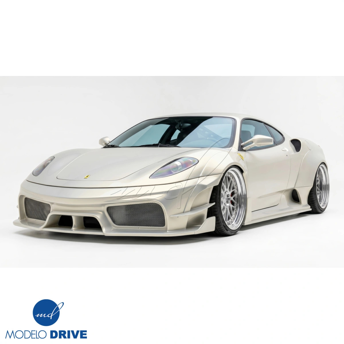 ModeloDrive FRP HOM Front Bumper 8pc F for 430 Ferrari 05-09 modelodrive_120526