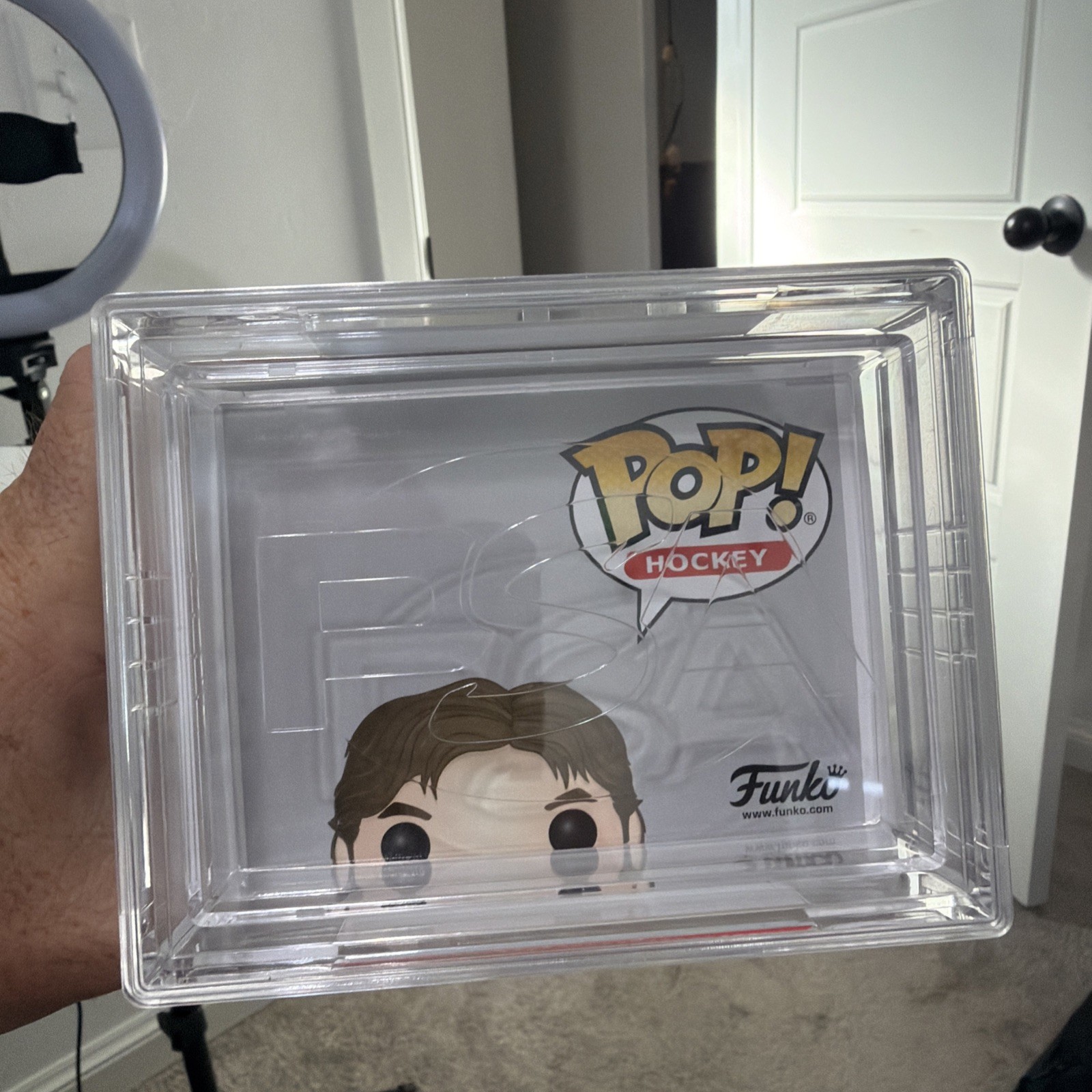 Funko Pop! Hockey NHL Legends Wayne Gretzky #32 Vinyl Figure Chase Psa 8.5 NM view 5